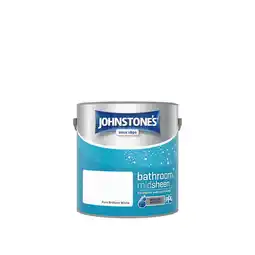 Asda Johnstone's Pure Brilliant White Bathroom Paint offer