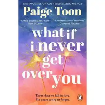 Asda Paperback What If I Never Get Over You by Paige Toon offer