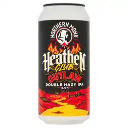 Asda Northern Monk Heathen Club Outlaw Double Hazy IPA 440ml offer