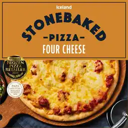 Iceland Iceland Stonebaked Four Cheese Pizza 349g offer