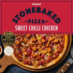 Iceland Iceland Stonebaked Sweet Chilli Chicken Pizza 364g offer