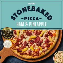 Iceland Iceland Stonebaked Ham & Pineapple Pizza 403g offer