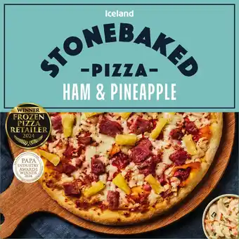 Iceland Iceland Stonebaked Ham & Pineapple Pizza 403g offer