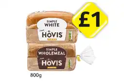 Londis Hovis Simple White, Wholemeal offer