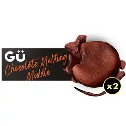 Morrisons Gu Hot Chocolate Melt In The Middle Puddings 2x90g offer