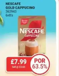 Bestway Nescafe gold cappucino offer