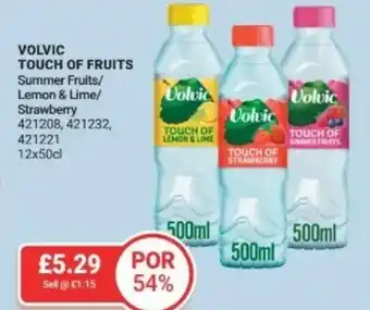 Bestway VOLVIC TOUCH OF FRUITS Summer Fruits/ Lemon & Lime/ Strawberry offer