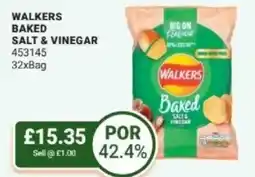 Bestway Walkers baked salt & vinegar offer