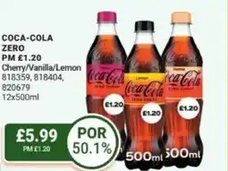 Bestway COCA-COLA Zero Cherry/Vanilla/Lemon offer
