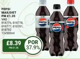 Bestway Pepsi max/diet offer