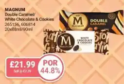 Bestway MAGNUM Double Caramel/ White Chocolate & Cookies offer