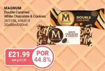 Bestway MAGNUM Double Caramel/ White Chocolate & Cookies offer