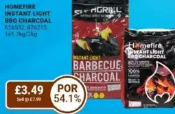 Bestway Homefire instant light bbq charcoal offer