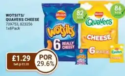 Bestway Wotsits/ quavers cheese offer