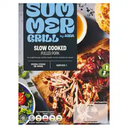 Asda SUMMER GRILL by ASDA Slow Cooked Pulled Pork 300g offer
