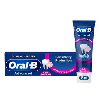 Asda Oral-B Advanced Sensitivity Protection Calm Sensation Toothpaste 75ml offer