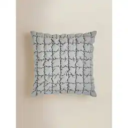 Asda George Home Grey Bubble Quilted Cushion offer