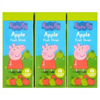 Iceland Peppa Pig Apple Fruit Drink 3 x 200ml offer