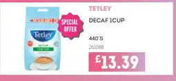 Bestway TETLEY Decaf 1cup offer