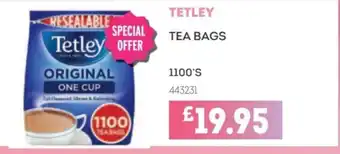 Bestway TETLEY Tea bags offer