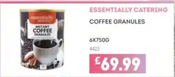 Bestway ESSENTIALLY CATERING Coffee granules offer