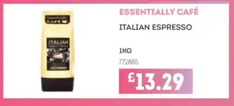 Bestway ESSENTIALLY CAFÉ Italian espresso offer