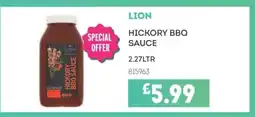 Bestway LION Hickory BBQ sauce offer