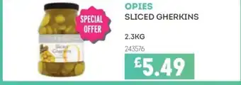 Bestway OPIES Sliced gherkins offer