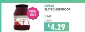 Bestway OPIES Sliced Beetroot offer
