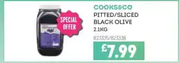 Bestway COOKS&CO Pitted/sliced black olive offer