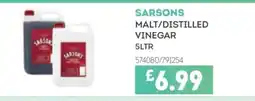 Bestway SARSONS Malt/distilled vinegar offer