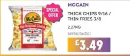 Bestway MCCAIN Thick chips 9/16/ thin fries 3/8 offer