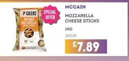 Bestway MCCAIN Mozzarella cheese sticks offer