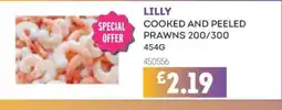 Bestway LILLY Cooked and peeled prawns 200/300 offer