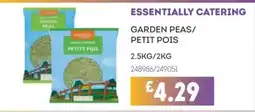 Bestway ESSENTIALLY CATERING Garden peas/ petit pois offer