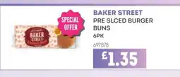 Bestway BAKER STREET Pre slced burger buns offer