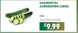 Bestway Courgette/ aubergines/leeks offer