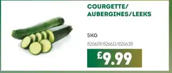 Bestway Courgette/ aubergines/leeks offer