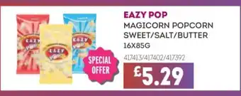 Bestway EAZY POP Magicorn popcorn sweet/salt/butter offer