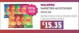 Bestway WALKERS Varieties as stocked offer