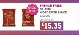 Bestway FRENCH FRIES Salted/ worcester sauce offer