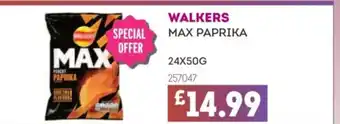 Bestway WALKERS Max paprika offer