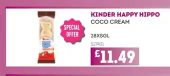 Bestway KINDER Happy Hippo Coco cream offer