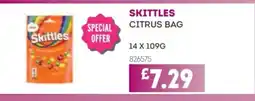 Bestway SKITTLES Citrus bag offer