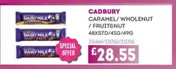 Bestway CADBURY Caramel/wholenut / fruit&nut offer