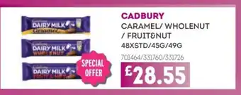 Bestway CADBURY Caramel/wholenut / fruit&nut offer