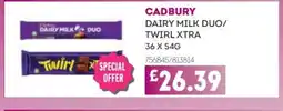 Bestway CADBURY Dairy milk duo/ twirl xtra offer