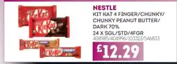 Bestway NESTLE Kit Kat 4 finger/chunky/ chunky peanut butter/ dark 70% offer