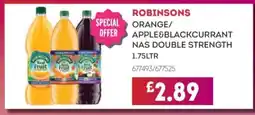 Bestway ROBINSONS Orange/ apple&blackcurrant nas double strength offer