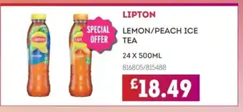 Bestway LIPTON Lemon/peach ice tea offer